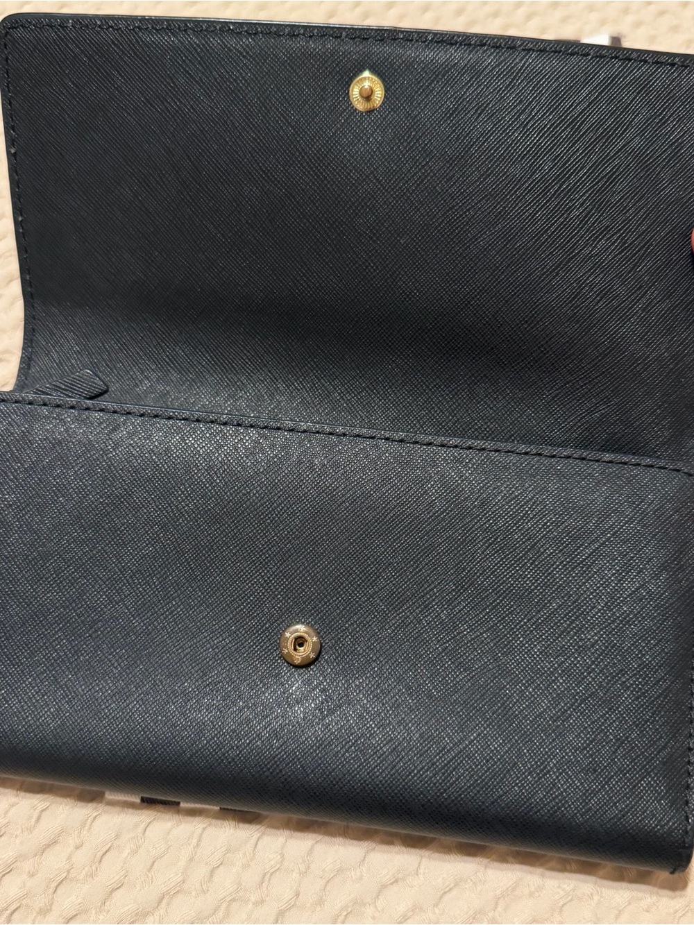 Henri Bendel Black Leather Wallet - Picture 3 of 9